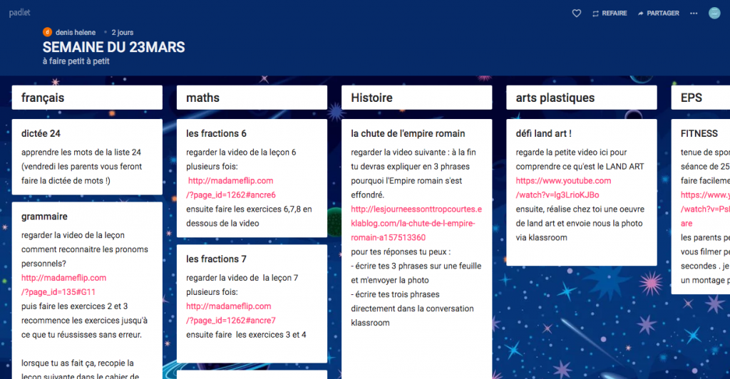 Utiliser Padlet Pour Planifier Les Activités – Le Conservatoire