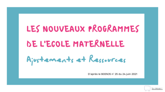 Les Nouveaux Programmes De La Maternelle – Le Conservatoire